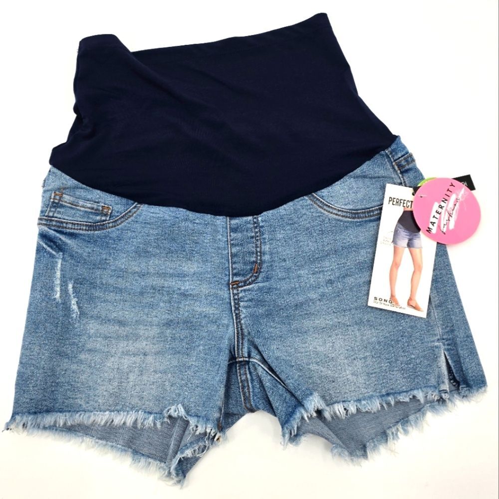 S.O.N.G Jean Maternity Shorts Size M